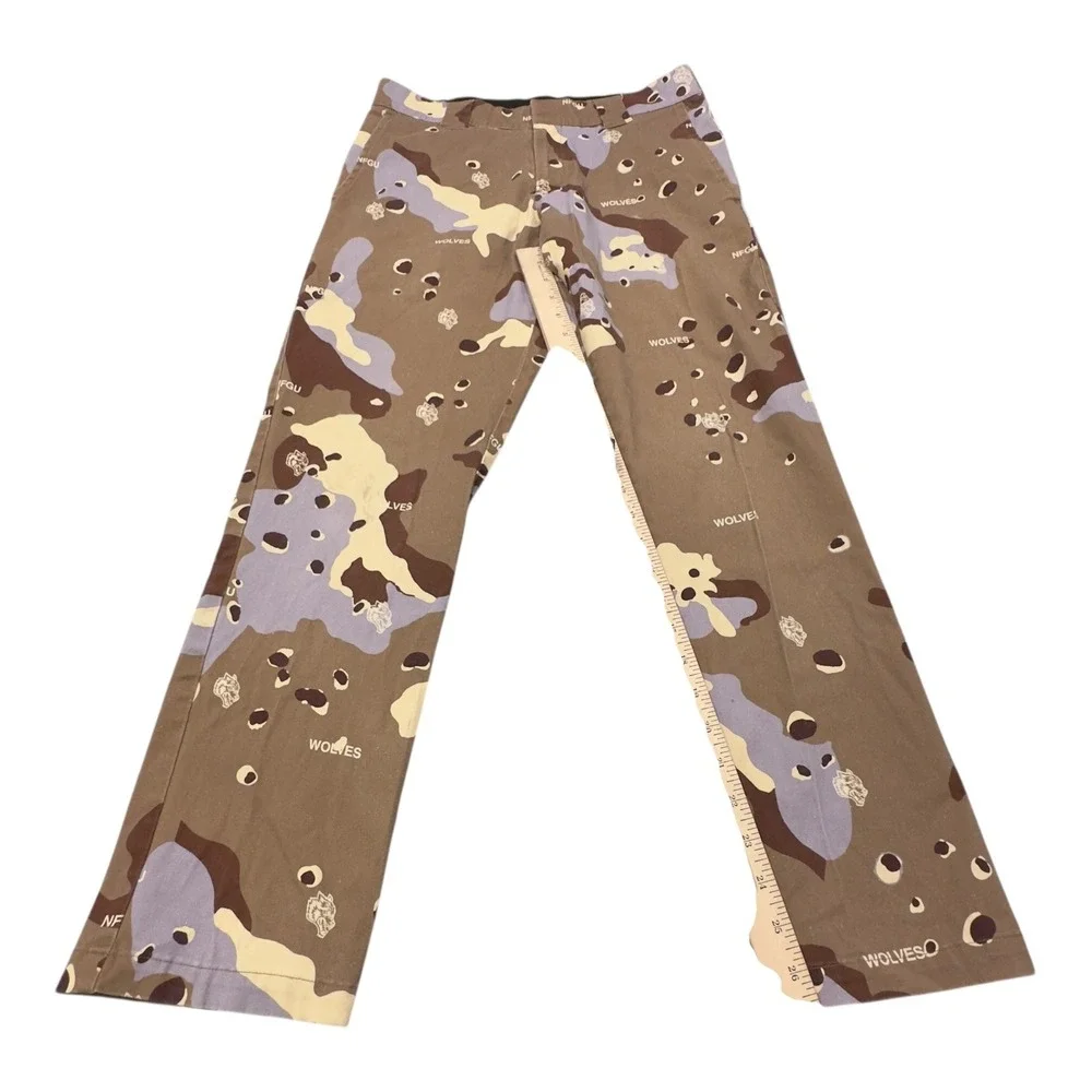 NFGU WolvesO Limited Edition Camo Pants Mens Size 30 Artist Collaboration‎